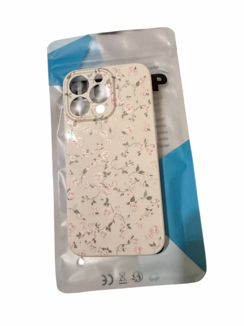 Floral Pink Rose Pattern Phone Case - Compatible iPhone‎ 13 Pro